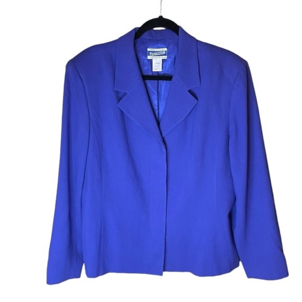 Pendleton Vintage Purple Women’s Blazer Sport Coat Suit Jacket Size Large‎ to XL